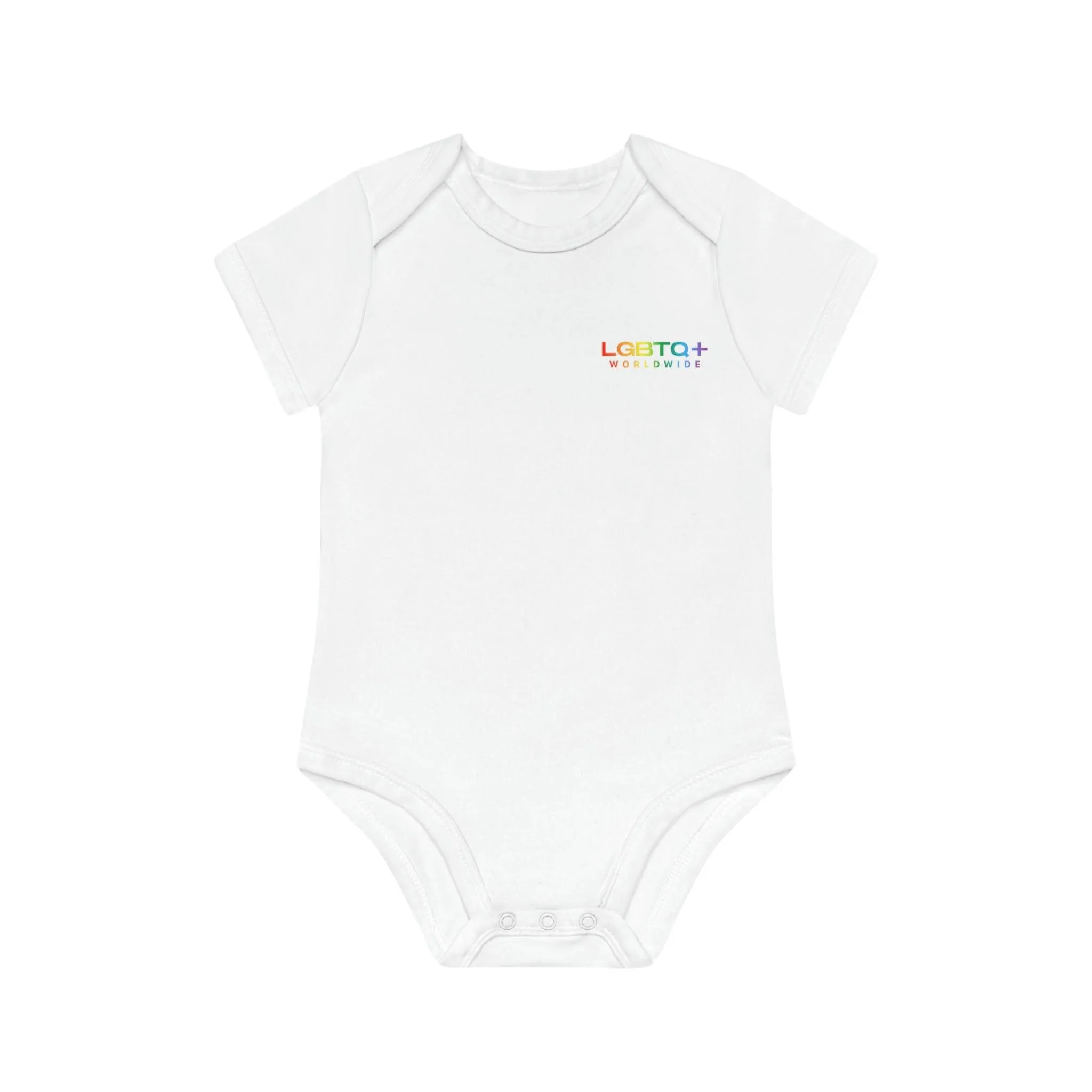 ,,PROUD ALIEN" Baby Organic Short Sleeve Bodysuit