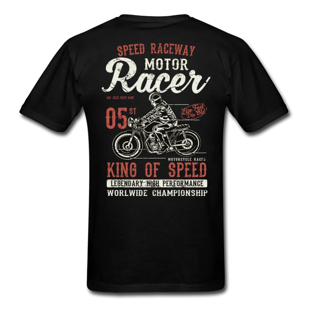 Retro Speed Racer Motorcycle T-shirt