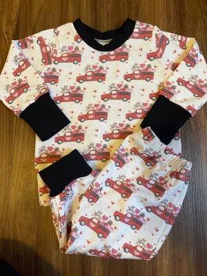 RTS Boy's Heart Trucks Outfit