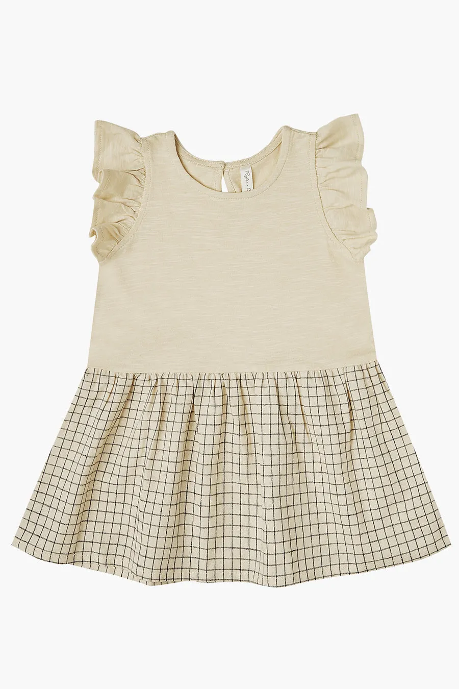 Rylee   Cru Grid Coury Baby Girls Dress