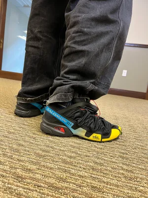 Salomon x Y/Project Speedcross 3, Black/Lemon/Transcend Blue