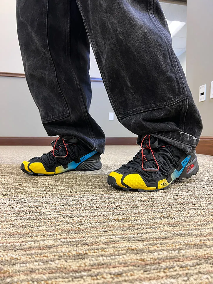 Salomon x Y/Project Speedcross 3, Black/Lemon/Transcend Blue