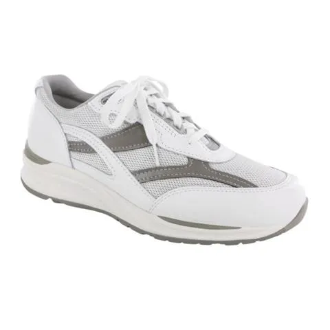 SAS Journey Mesh Walking Shoe (Men) - White/Gray