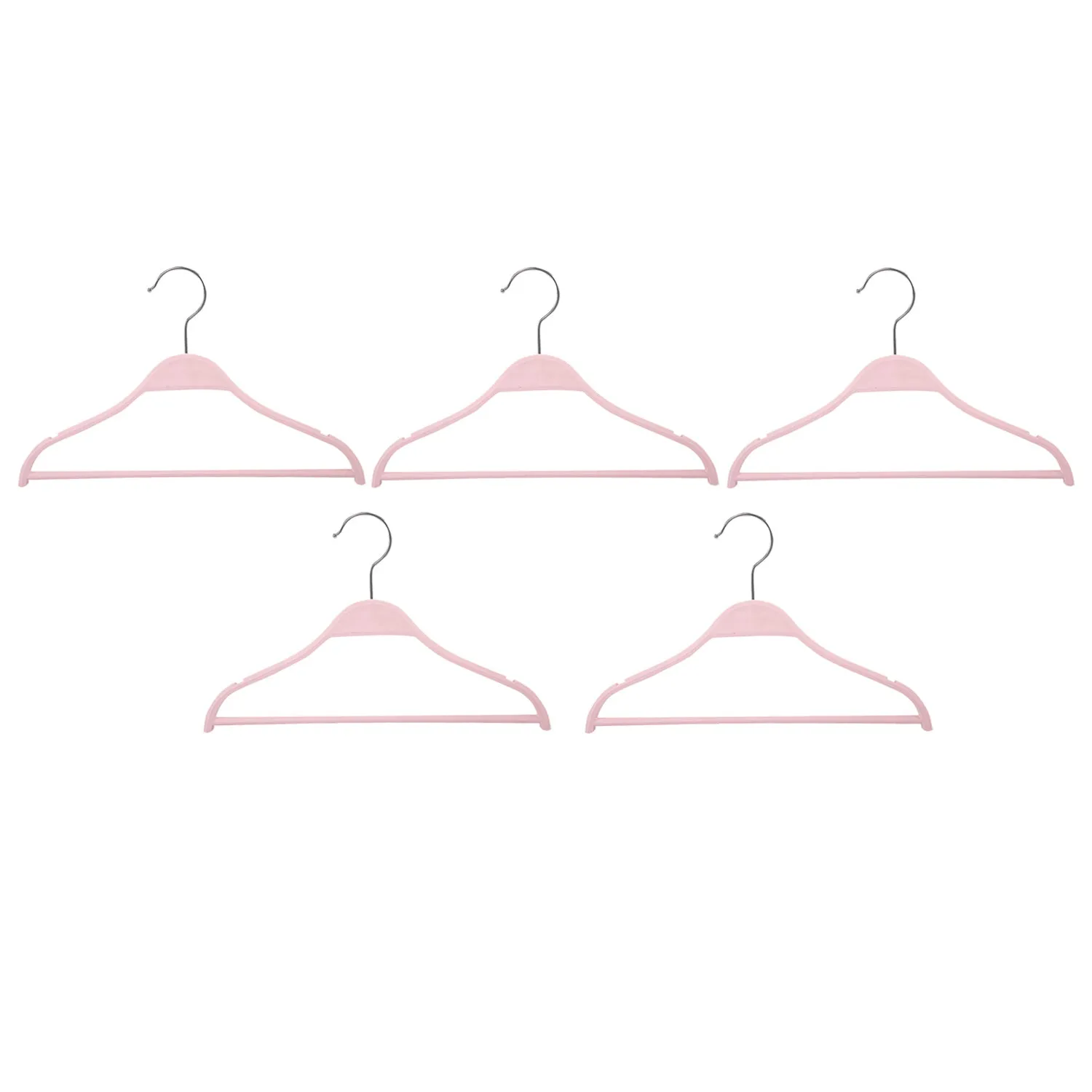 Sleek Pink Baby Hanger Set of 5