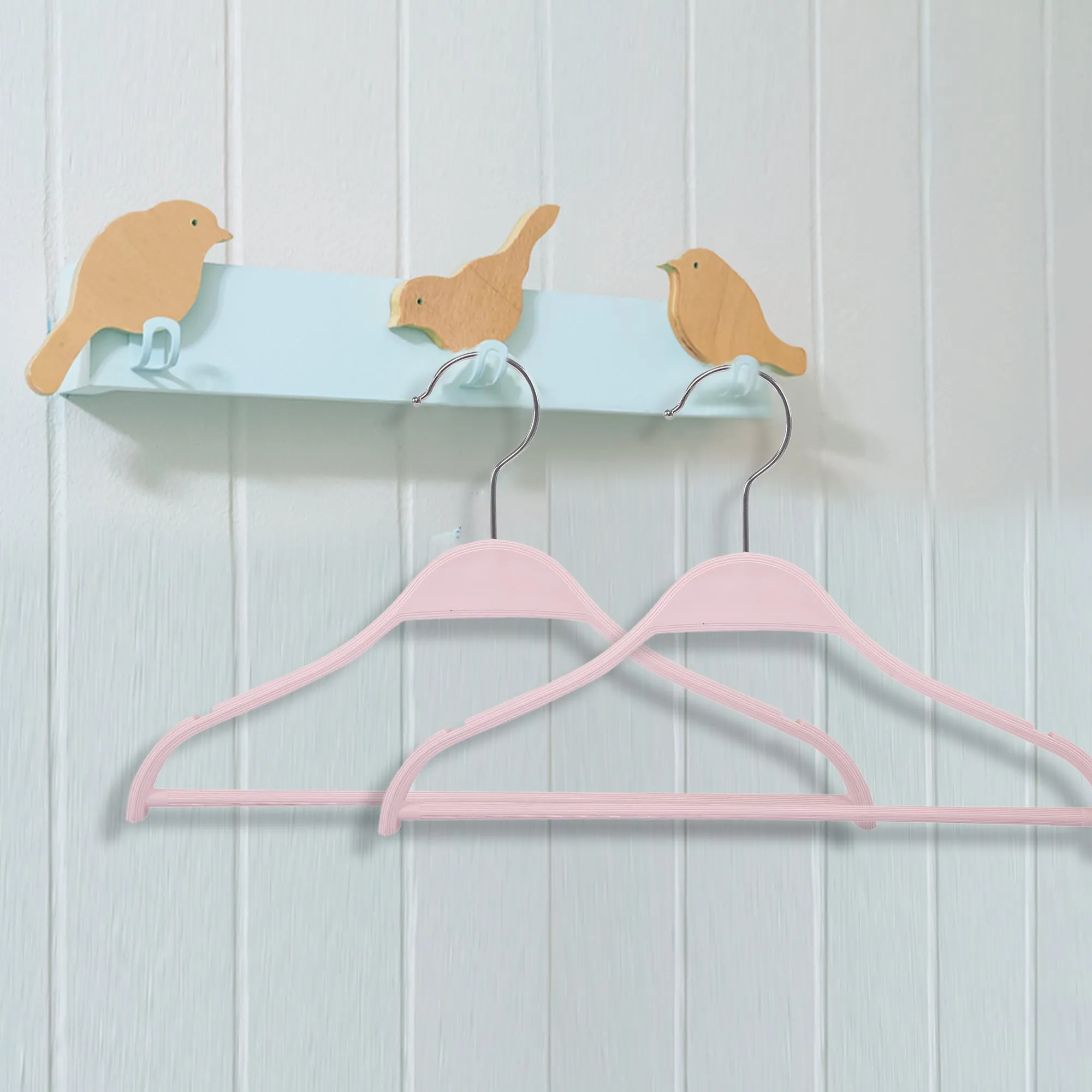 Sleek Pink Baby Hanger Set of 5