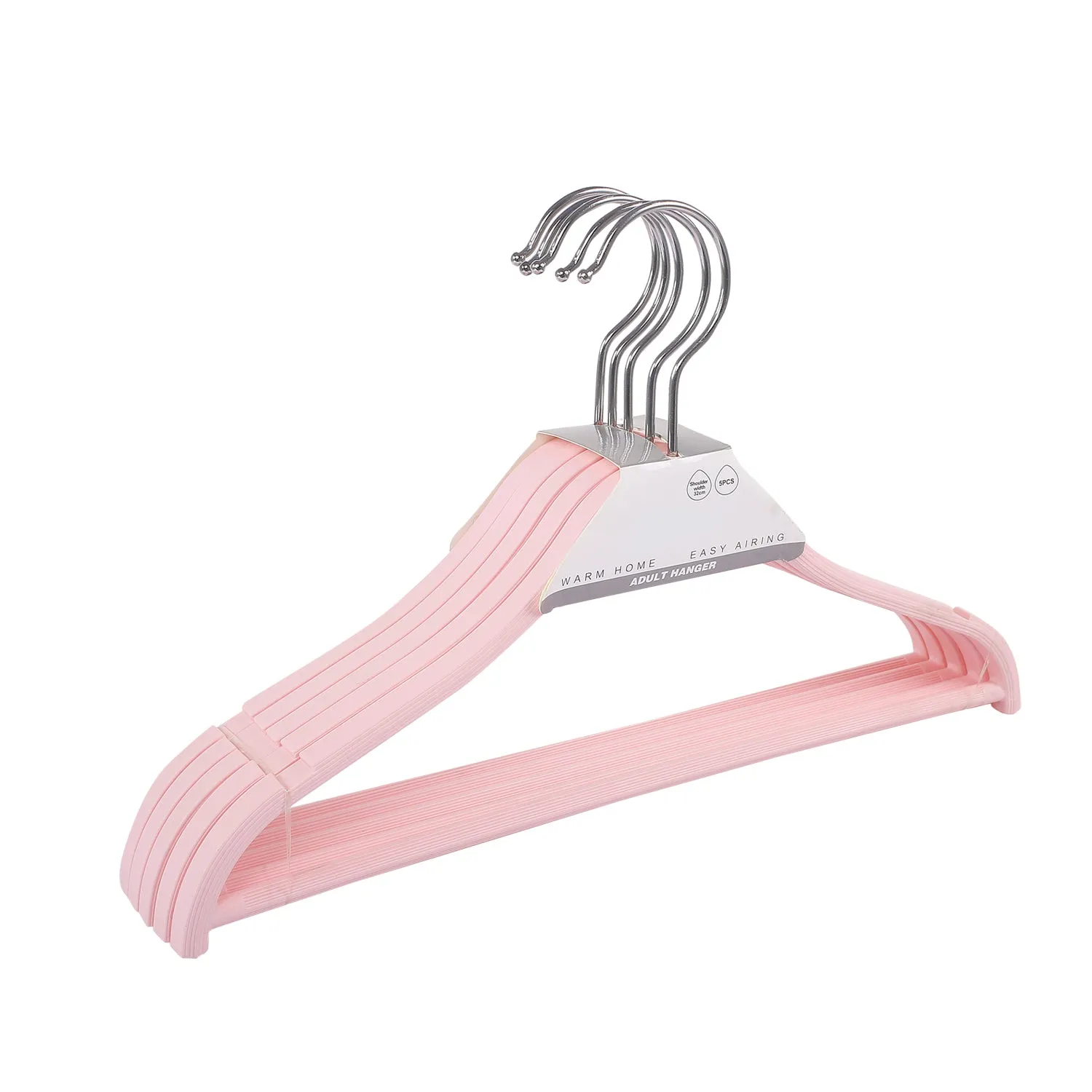 Sleek Pink Baby Hanger Set of 5