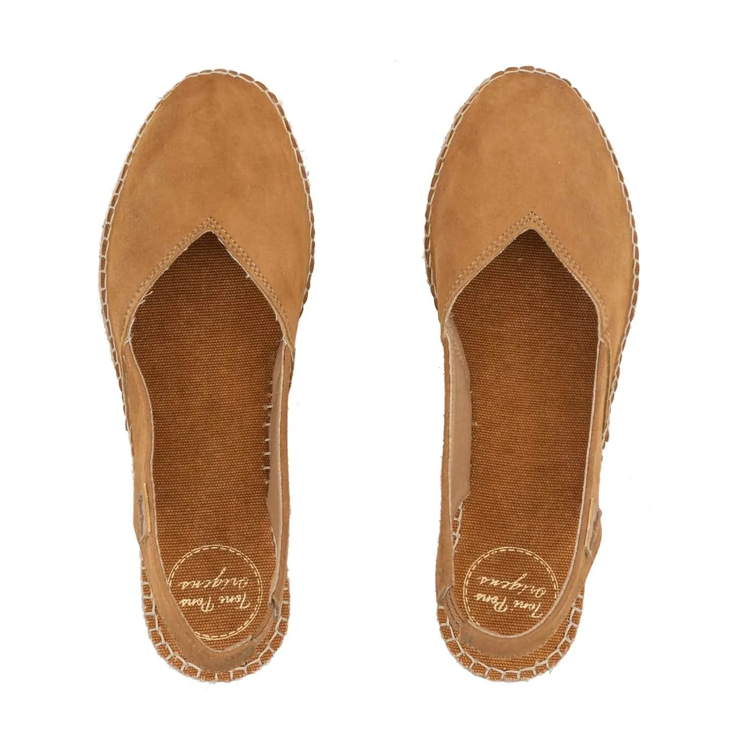 Standard Suede Leather Wedge Espadrille For Women - Betty-A