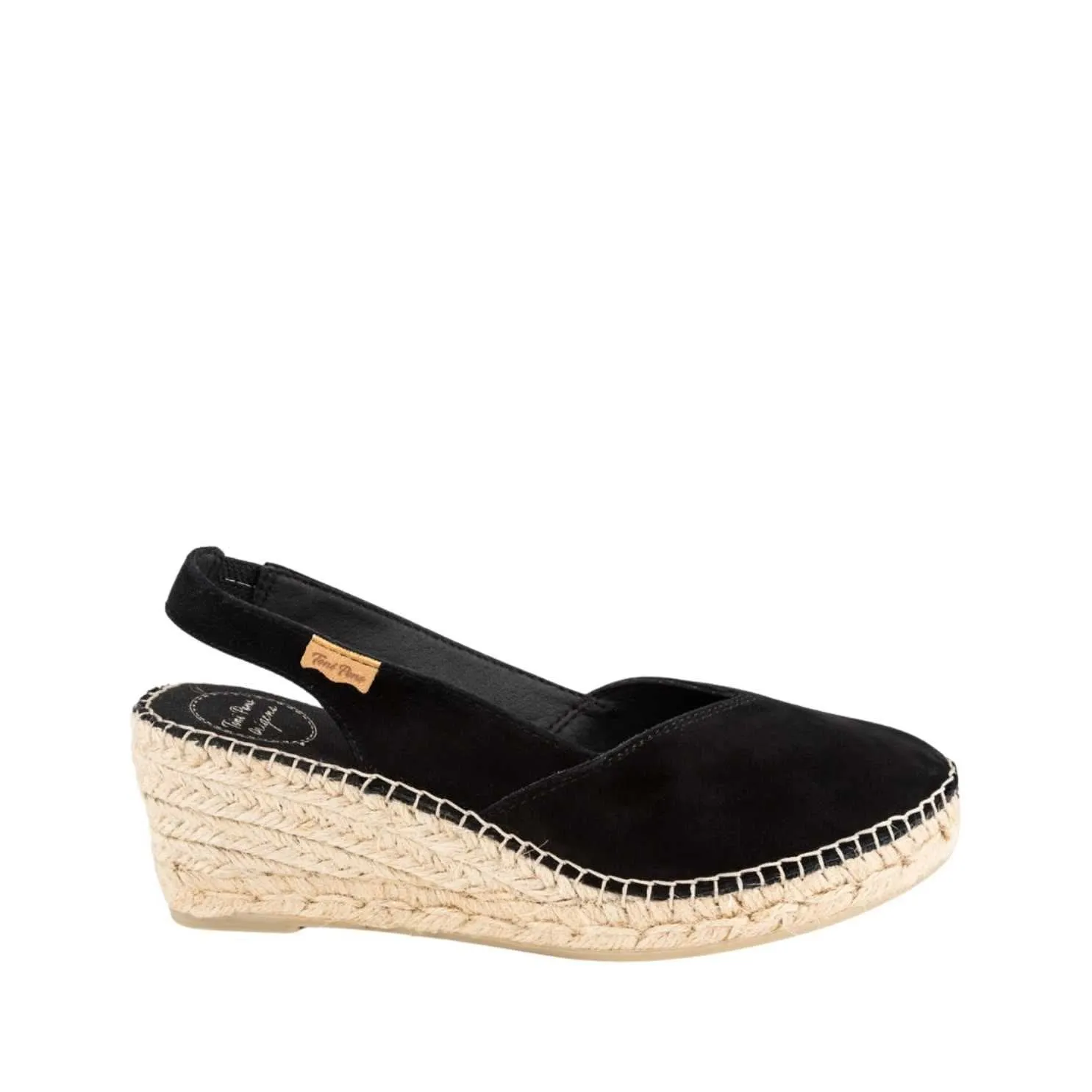 Standard Suede Leather Wedge Espadrille For Women - Betty-A