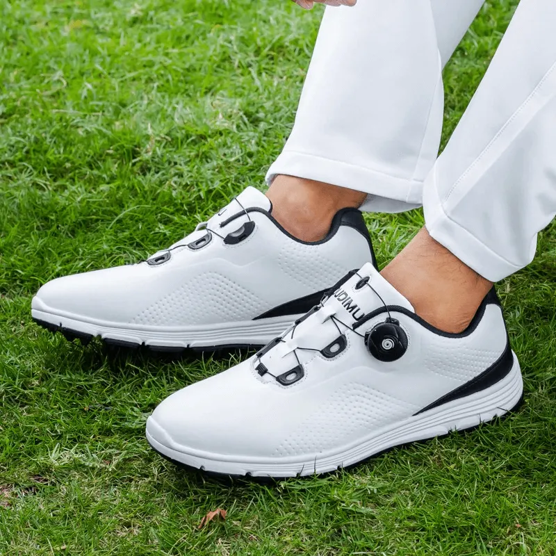 Stylish Non-Slip Men's Golf Shoes / Lightweight Sports Sneakers - SF0707