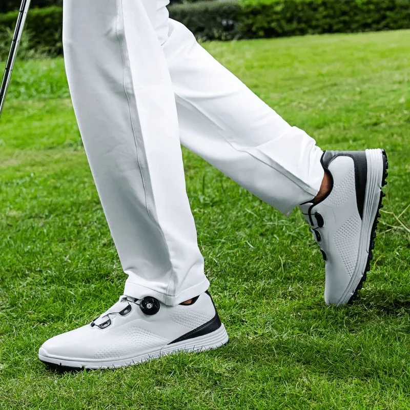 Stylish Non-Slip Men's Golf Shoes / Lightweight Sports Sneakers - SF0707