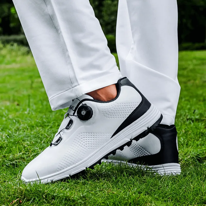 Stylish Non-Slip Men's Golf Shoes / Lightweight Sports Sneakers - SF0707