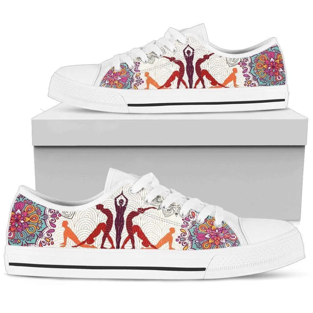 Stylish Yoga Women Low Top Shoes  , Low Top Sneaker, Low Top Canvas Shoes