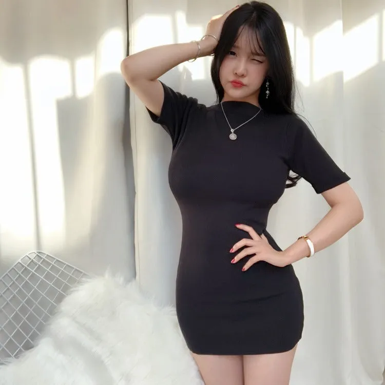 Summer Vintage Sexy Slim Fit Short Sleeve Dress