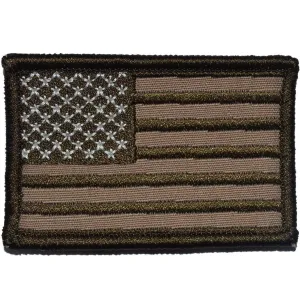 US Flag - 2x3 Patch - Coyote Brown w/ Coyote Brown