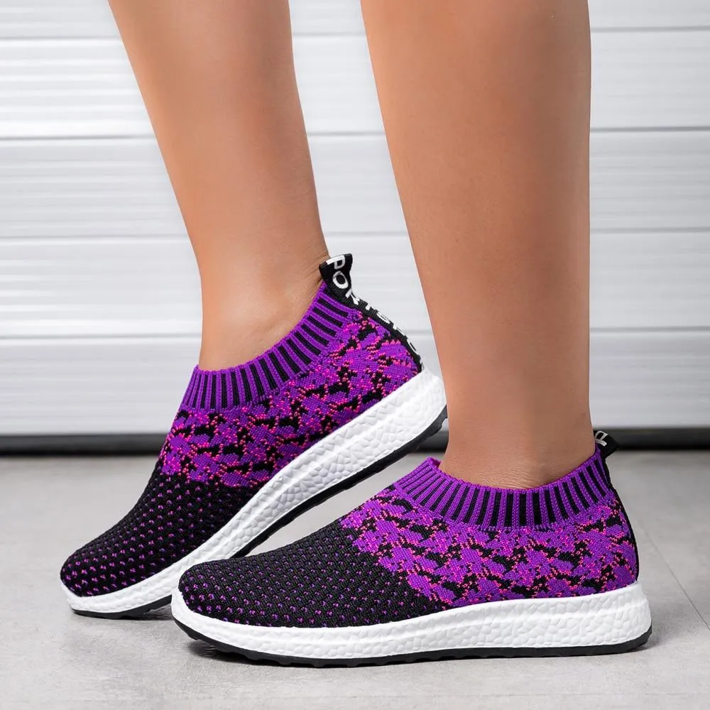 Women Breathable Flat Comfortable Mesh Walking Shoes