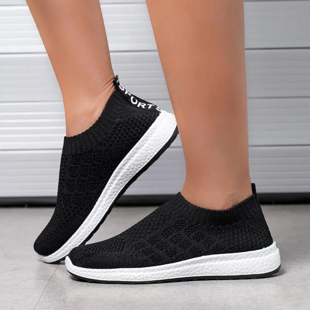 Women Breathable Flat Comfortable Mesh Walking Shoes